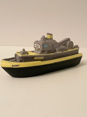 ERTL Theodore Tugboat Digby Tugboat Vintage 1999 Collectible Figure Bath Toy